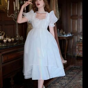 Selkie Ivory Ever After Midi Dress